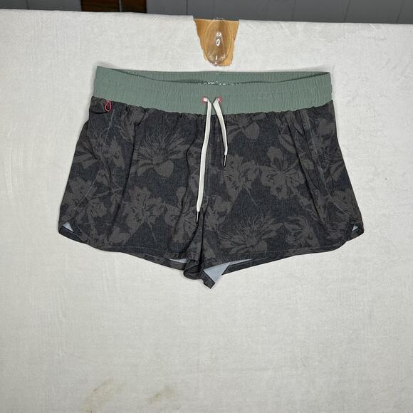 Fish Hippie Womens Shaker Shorts 3'' inseam Mid Rise Size Medium Athletic Swim - Picture 8 of 9